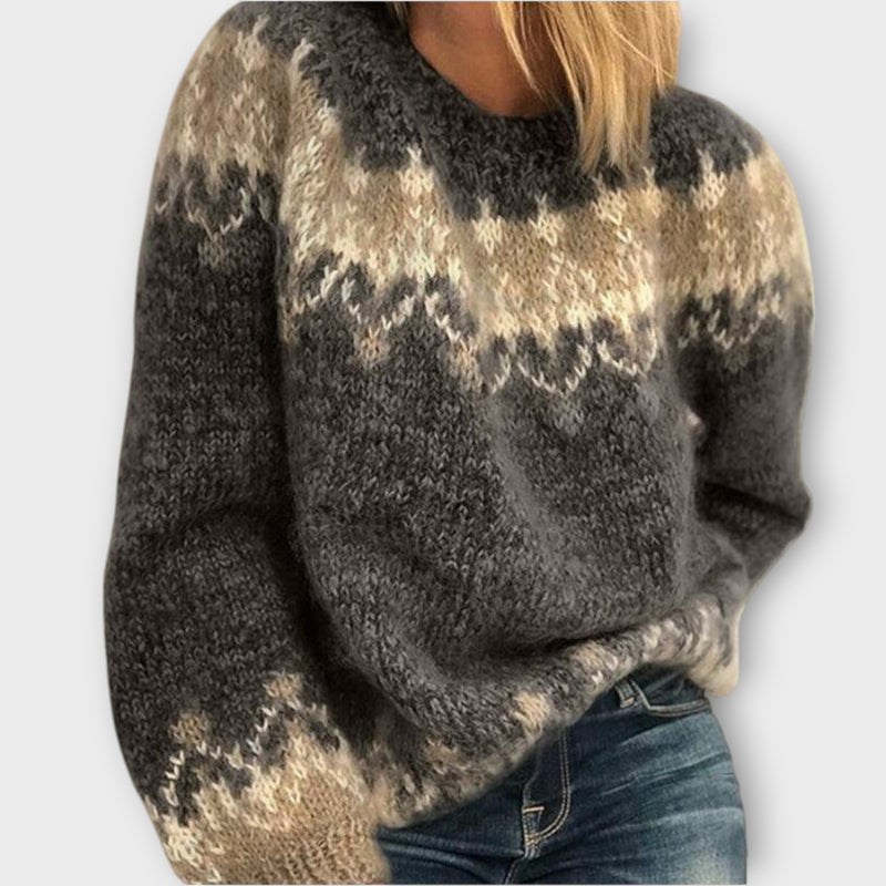 Maja – Gestrickter & kuscheliger Baumwollpullover