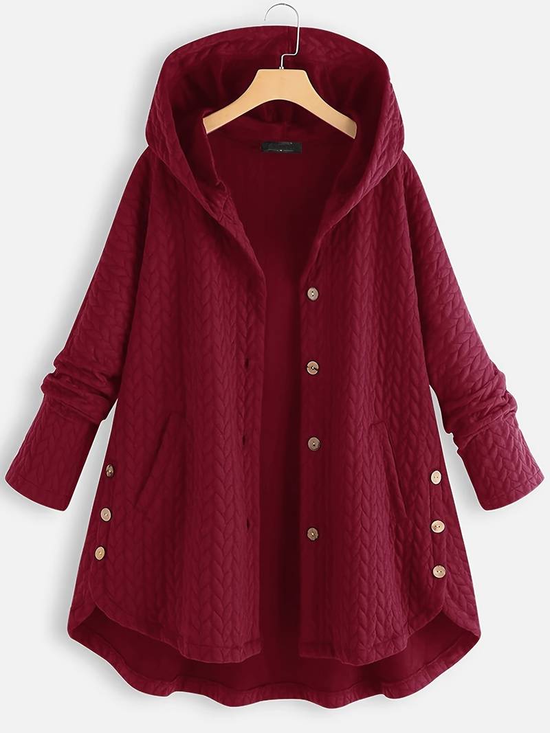 Leslie - Warme Button-Up Jacke