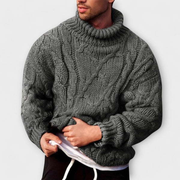 Victor - Strick-Winterrollkragenpullover