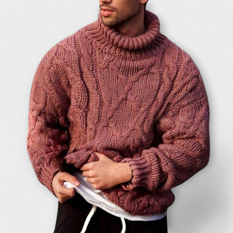 Victor - Strick-Winterrollkragenpullover