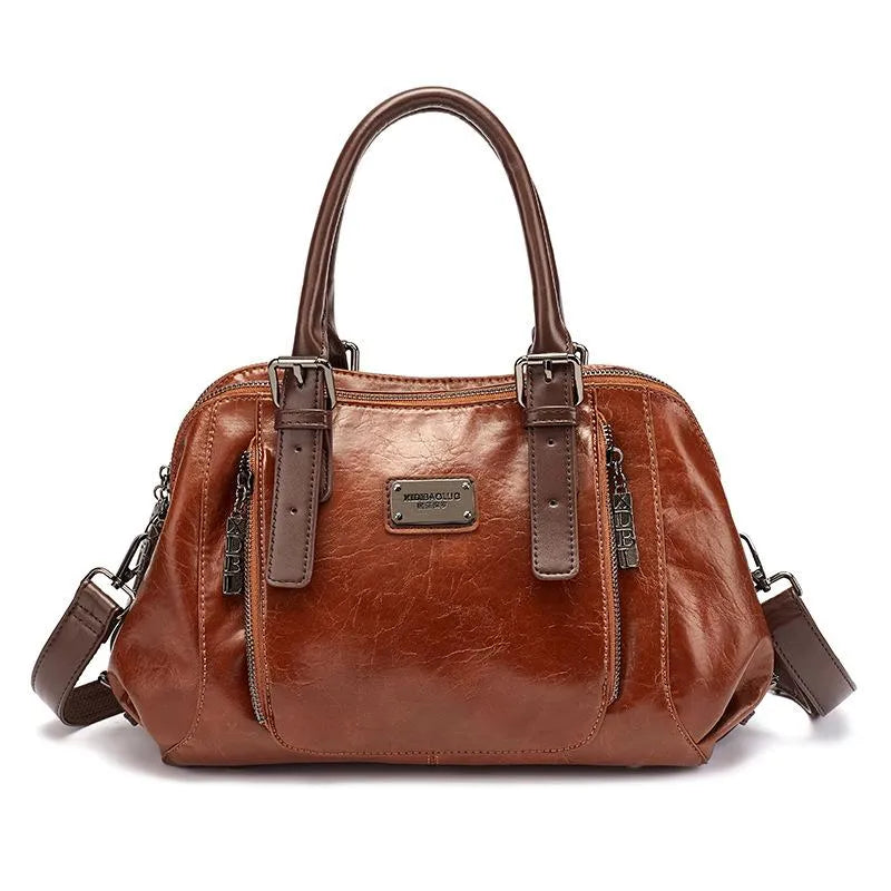 Flair. - Elegante Vintage-Schultertasche