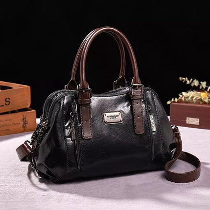 Flair. - Elegante Vintage-Schultertasche