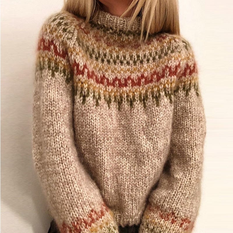 Helena - Weicher Fair Isle Strickpullover