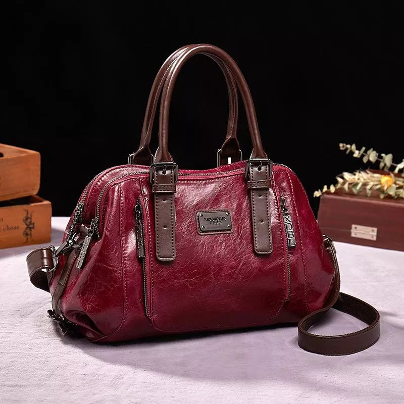 Flair. - Elegante Vintage-Schultertasche